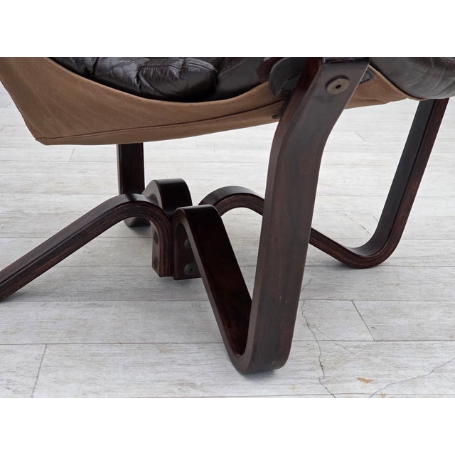 Mid-Century Modern Norwegian Viking Lounge Chair by Jim Myrstad, 1970s For Sale - Image 3 of 18