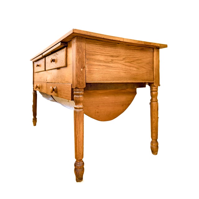 Early 20th Century Possum Belly Bakers Table For Sale In Portland, OR - Image 6 of 11