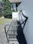 One of a kind custom hand wrought iron Lutyens garden bench with web feet from Greenwich CT. 81” W x 48” H x 20” D Seat...