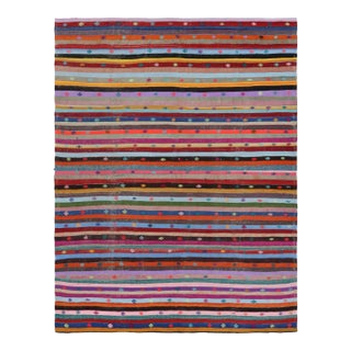 Vintage Turkish Polychromatic Kilim by Rug & Kilim For Sale