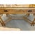 Late 20th Century Rattan Midcentury British Colonial Campaign Style Desk & Chair Set For Sale - Image 5 of 10