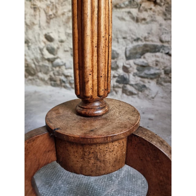 Antique Louis XVI Plant Stand in Walnut, 1900 For Sale - Image 12 of 18