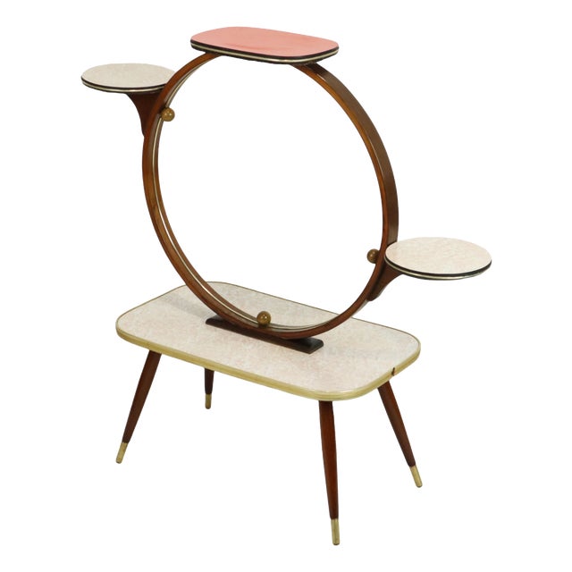Vintage Expo 58 Formica Plant Table, 1950s For Sale
