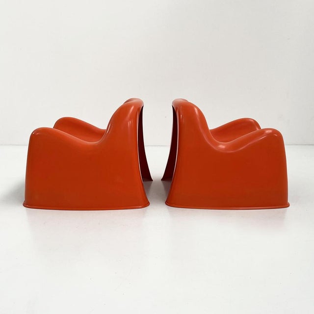 Orange Toga Chair by Sergio Mazza for Artemide, 1960s For Sale - Image 6 of 14