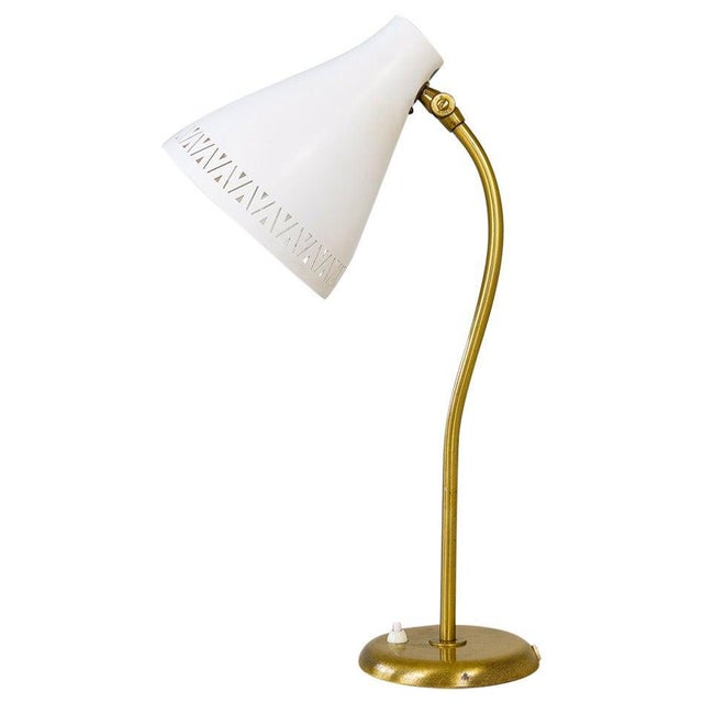 Mid-Century Swedish Adjustable Table Lamp from Böhlmarks, 1940s For Sale - Image 15 of 15