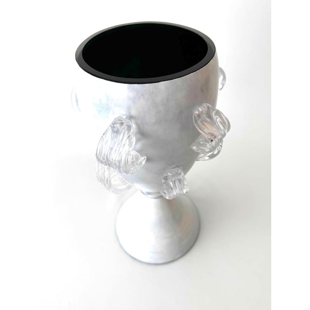 Glass Glass Vase by Richard Rooze 2010 For Sale - Image 7 of 12