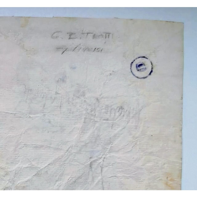 16th Century Sierist Brown Ink Drawing, Signed Giovanni Battista Trotti, 16th Century For Sale - Image 5 of 6