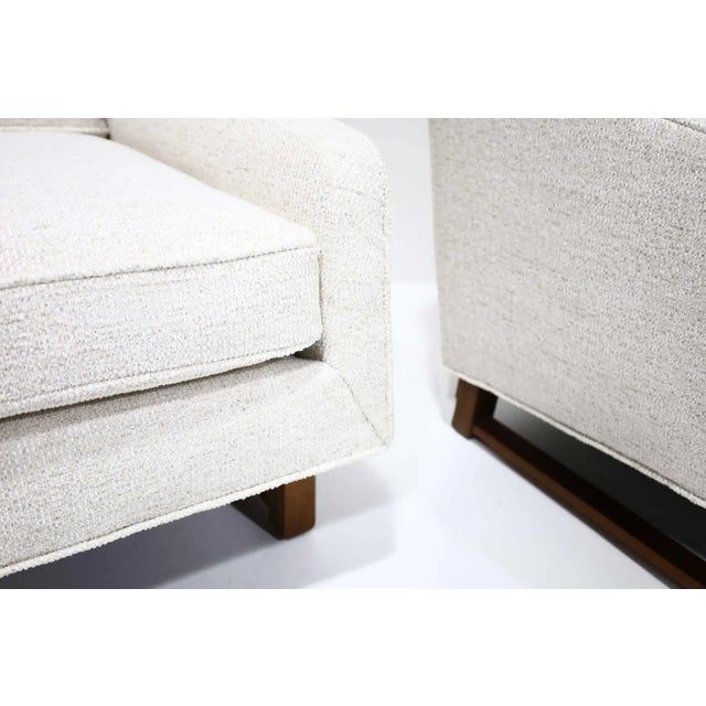 Harvey Probber Lounge Chairs in Holly Hunt Great Plains, Attributed - Set of 2 For Sale - Image 12 of 13