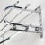 Bauhaus or Art Deco Chromed Wall Rack For Sale - Image 6 of 6