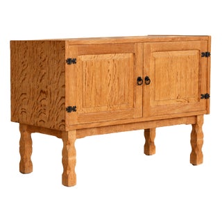 Vintage Danish Brutalist Sideboard, 1960s For Sale