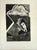 Pop Art portrait of a young Bob Dylan, a 1967 etching by Marc Foster Grant (American, 20th Century). Signed and dated...