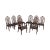 Georgian Style Vintage Carved Mahogany Set 8 Dining Chairs For Sale - Image 13 of 13