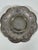 Vintage Persian Isfahan 84 Silver Hand-Chased Floral Footed Dish For Sale - Image 9 of 9