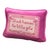 Contemporary Hand-Embroidered Needlepoint "Thank Heaven for Little Girls" One of a Kind Original Pillow For Sale - Image 3 of 4