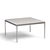 Knoll Florence Knoll Mid Century Chrome and Marble Top Coffee Table For Sale - Image 4 of 8