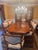 Beautiful Dining Room Table With 6 Chairs, 2 Arm Chairs and Breakfront For Sale - Image 15 of 15