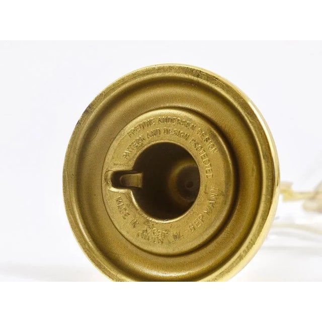 Mid-Century Oil Lamp Candleholder by Freddie Andersen, Denmark, 1970s For Sale - Image 11 of 12