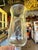 Glass Vintage Glass Hurricane Candle Holder / Parfait Pair For Sale - Image 7 of 7