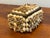Vintage Palm Beach Style Rectangular Encrusted Shell Box in Neutral Palette For Sale - Image 15 of 18