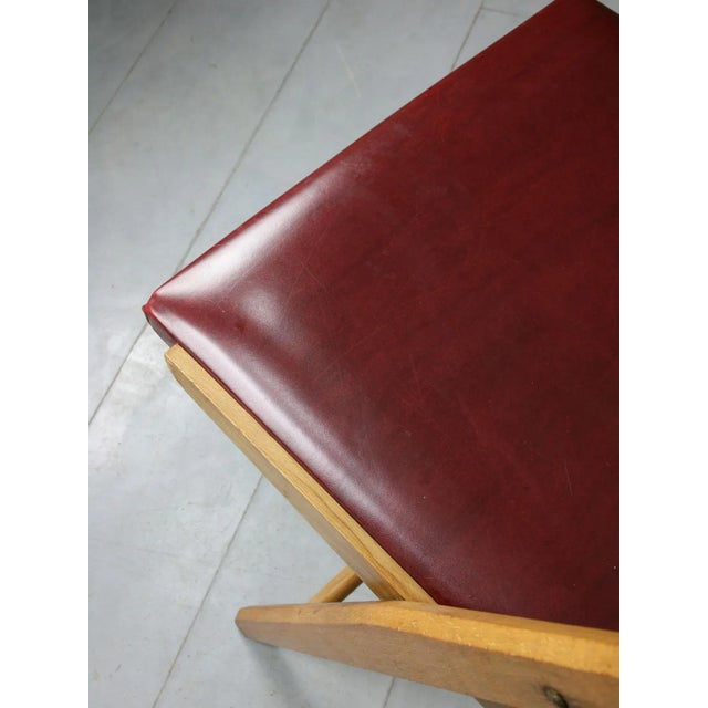 Vintage Red Eden Folding Chair by Gio Ponti For Sale - Image 13 of 14
