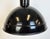 Industrial Black Enamel Factory Pendant Lamp, 1950s For Sale - Image 4 of 14