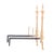Philadelphia Federal Bell Metal Andirons With Paired Fire Tools, C. 1790 For Sale - Image 4 of 13