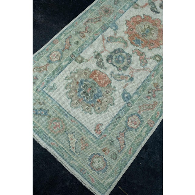 Turkish Oushak Runner Rug 2'9" x 22'4" #17477 For Sale - Image 4 of 8