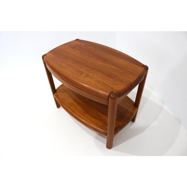 Mid-Century Danish Teak Bedside Table from Salling Stolefabrik, Denmark, 1960s For Sale - Image 6 of 15