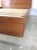 Wood Danish Modern Teak Queen Bed With Two Storage Drawers For Sale - Image 7 of 18