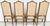 Vintage French Louis XV Rococo Giltwood Wing Back Dining Side Chairs Set of 4 For Sale - Image 9 of 17