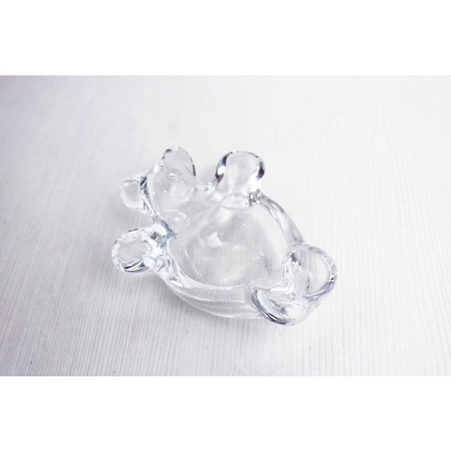 Mid-Century Crystal Teddy Bear Ashtray from Vannes Le Châtel For Sale - Image 8 of 8