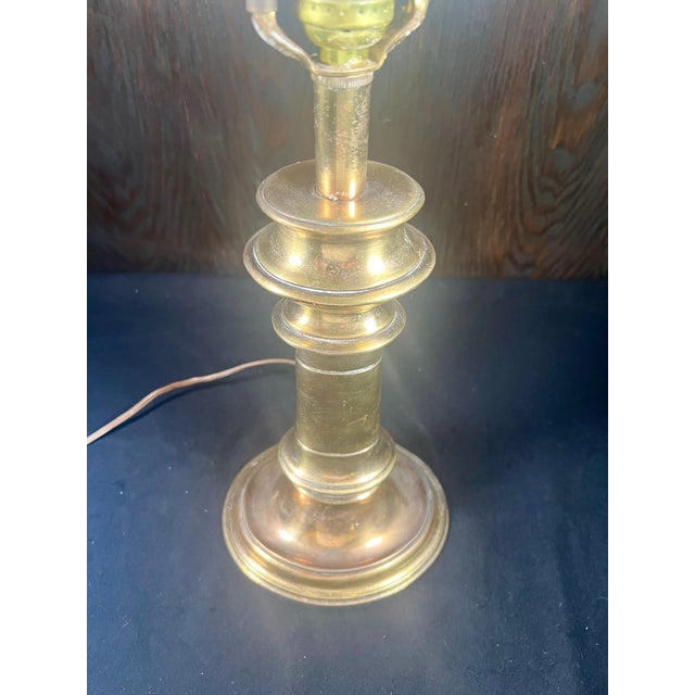 Vintage Brass Table Lamp Stiffel For Sale - Image 11 of 11