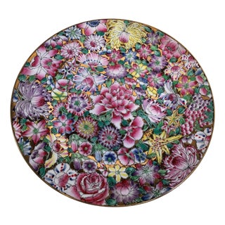 Mid 20th Century Chinese Export Platter For Sale