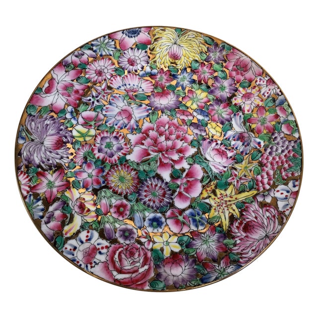 Mid 20th Century Chinese Export Platter For Sale