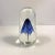 1980s Tall Art Glass Blue Swirl Jellyfish Paperweight For Sale In New York - Image 6 of 11