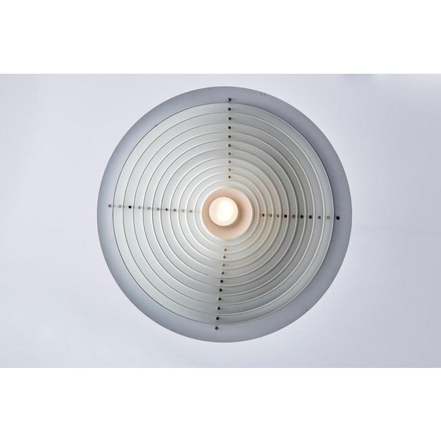 Metal Hekla Pendant Light attributed to Jon Olafsson & Petur B. Luthersson for Fog & Mørup, 1960s For Sale - Image 7 of 8