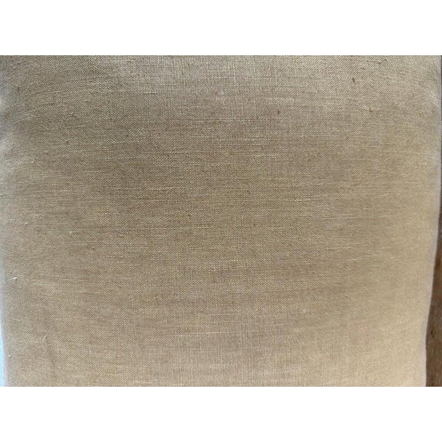 Early 21st Century Hand-Stenciled Velvet Pillow in Plum by Nomi Design, Rococo Style, Usa For Sale - Image 5 of 5