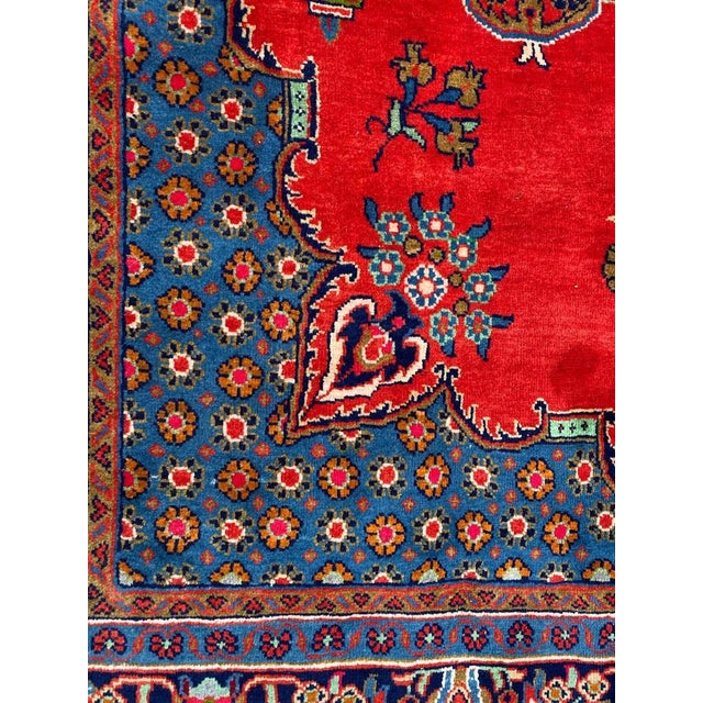 1960s Vintage Mahal Rug, 1960s For Sale - Image 5 of 14