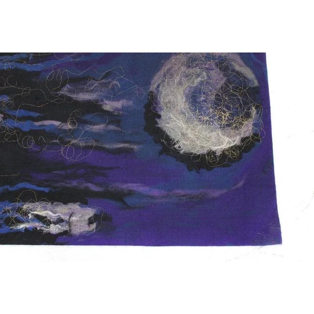 Large Wool Tapestry from Art Protis, Former Czechoslovakia, 1970s For Sale - Image 3 of 11
