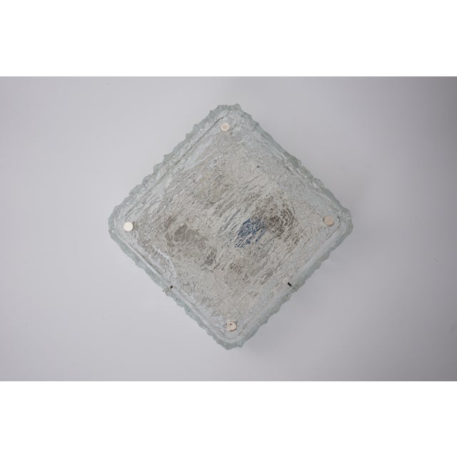 Manufacturer and Designer: Kaiser Leuchten, Germany Age: 1970s Material: Metal and glass (frosted glass) Dimensions: 32.5...