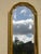 Golden Mirror with Beaded Frame and Fleur-de-Lys, 1980s For Sale - Image 4 of 15