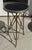 Traditional Empire Style Black Marble & Brass Gueridon Side Table For Sale - Image 3 of 5