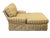 Cream Lee Industries Traditional Chaise Lounge With Floral Stripe Upholstery and Pillows For Sale - Image 8 of 9