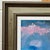 Pink Blue & White Abstract Art in a Bronze Frame by Contemporary British Artist 2025 For Sale - Image 16 of 17