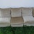 Beige Sectional Sofa in Shaved Velvet with Down Padding and Walnut Feet, 1960s, Set of 6 For Sale - Image 8 of 18