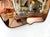 Mirror Brass and Pink Colored Glass by Giovanni Battista Gariboldi Italy, 1950s For Sale - Image 12 of 15