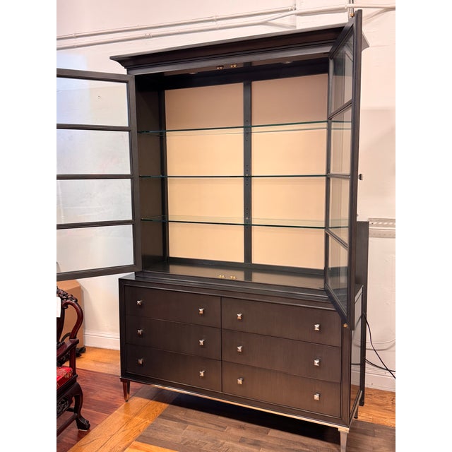 2010s Swaim China Display Cabinet For Sale - Image 5 of 12