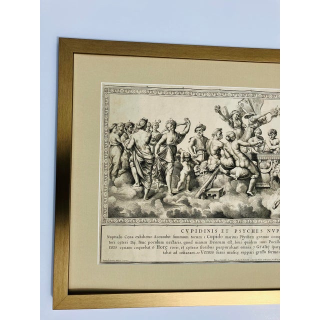 17th Century Engraving Dated 1693, Framed For Sale - Image 4 of 6