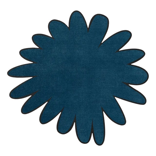 Blue Splash Irregular Rug by Tapis Studio for Hommés Studio For Sale