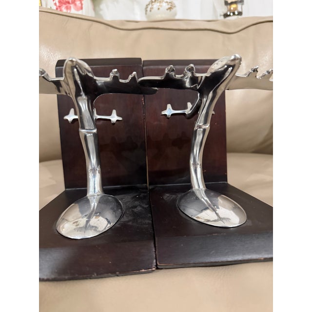 Mid-Century Modern Mid Mid Century Airplane Bookends Aeronautical Decor For Sale - Image 3 of 8